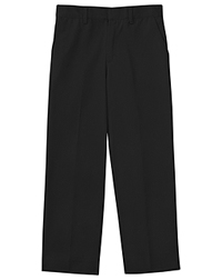 Classroom Uniforms Men's Flat Front Pant 30 Inseam Black (50364S-BLK)