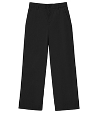 Classroom Uniforms Girls Plus Stretch Flat Front Pant Black (51943AZ-BLK)