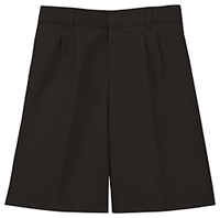 Classroom Uniforms Men's Pleat Front Short Black (52774-BLK)