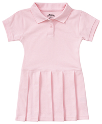 Classroom Uniforms Preschool Pique Polo Dress Pink (54120-PINK)