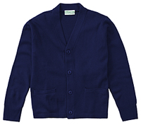 Classroom Uniforms Adult Unisex Cardigan Sweater Dark Navy (56434-DNVY)