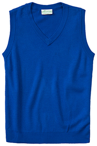 Classroom Youth Unisex V- Neck Sweater Vest (56912-ROY) (56912-ROY)