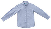 Classroom Uniforms Men's Long Sleeve Oxford Light Blue (57674-LTB)