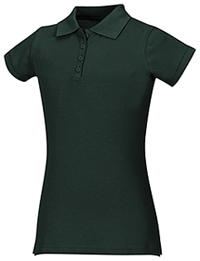 Classroom Uniforms Junior Stretch Pique Polo Hunter Green (58224-SSHN)