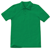 Classroom Uniforms Youth Unisex Short Sleeve Pique Polo SS Kelly Green (58322-SSKG)