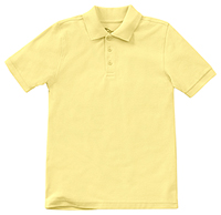 Classroom Uniforms Youth Unisex Short Sleeve Pique Polo Yellow (58322-YEL)
