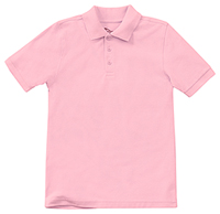 Classroom Uniforms Adult Unisex Short Sleeve Pique Polo Pink (58324-PINK)