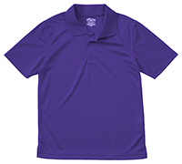 Classroom Uniforms Adult Unisex Moisture-Wicking Polo Shirt Dark Purple (58604-DKPR)