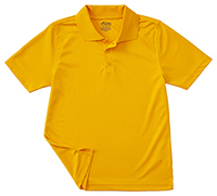 Classroom Uniforms Adult Unisex Moisture-Wicking Polo Shirt Gold (58604-GOLD)