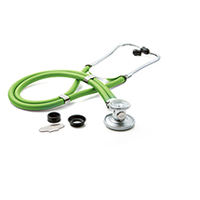 ADC ADSCOPE641 Sprague Rappaport Stethoscope NEON GREEN (AD641Q-NEG)