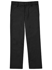 Classroom Uniforms Men's Flat Front Pant Black (CR003X-BLK)