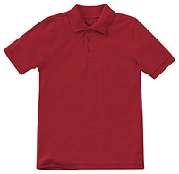 Classroom Uniforms Youth Short Sleeve Pique Polo Red (CR832Y-RED)