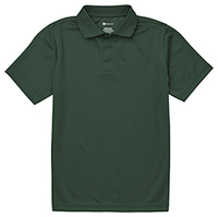 Classroom Uniforms Adult Unisex Moisture Wicking Polo Hunter Green (CR860X-SSHN)
