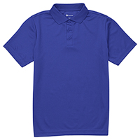 Classroom Uniforms Youth Unisex Moisture Wicking Polo SS Royal (CR860Y-SSRY)