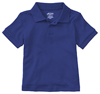 Classroom Uniforms Preschool Short Sleeve Interlock Polo SS Royal (CR891D-SSRY)
