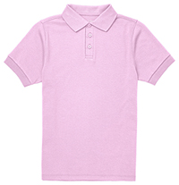 Classroom Uniforms Adult Short Sleeve Interlock Polo Pink (CR891X-PINK)
