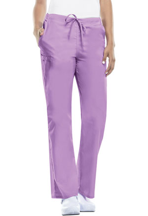 Cherokee Workwear Unisex Natural Rise Drawstring Pant Vibrant Orchid (34100A-VBOW)