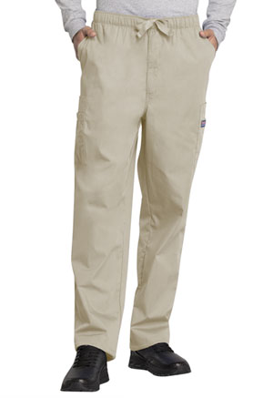 Cherokee Workwear Men's Fly Front Cargo Pant Khaki (4000-KAKW)