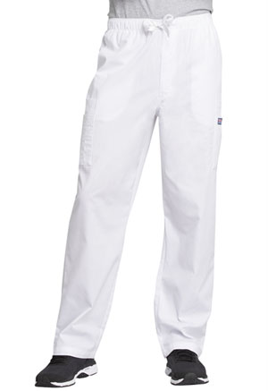 Cherokee Workwear Men's Fly Front Cargo Pant White (4000-WHTW)