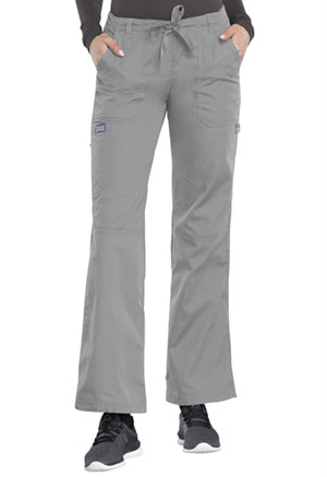 Cherokee Workwear Drawstring Cargo Pant Grey (4020-GRYW)
