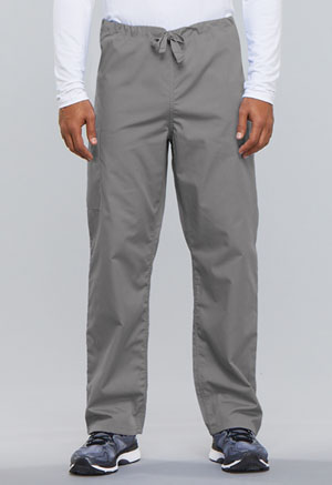 Cherokee Workwear Unisex Drawstring Cargo Pant Grey (4100-GRYW)