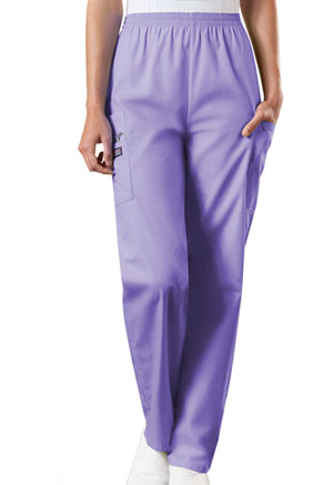 Cherokee Workwear Natural Rise Tapered Pull-On Cargo Pant Orchid (4200-ORCW)