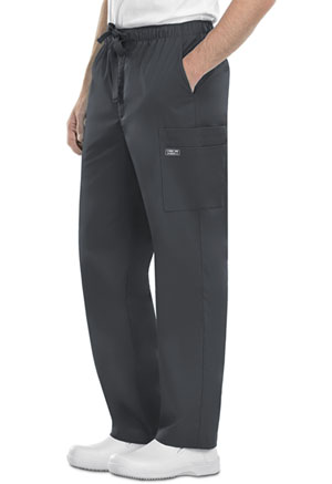 Cherokee Workwear Men's Fly Front Cargo Pant Pewter (4243-PWTW)