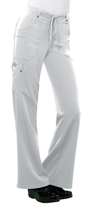 Dickies Xtreme Stretch Mid Rise Drawstring Cargo Pant in
White (82011-DWHZ)
