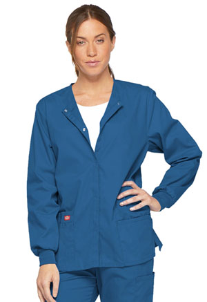 Dickies EDS Signature Snap Front Warm-Up Jacket in
Royal (86306-ROWZ)