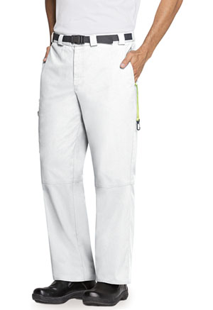 Code Happy Men's Zip Fly Front Pant White (CH205A-WHCH)