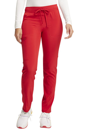 Cherokee Mid Rise Tapered Leg Drawstring Pant Red (CKA184-RED)