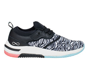Infinity Footwear DART Zebra/White/Rose Pop (DART-ZWRP)
