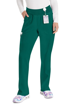 Dickies EDS Essentials Natural Rise Tapered Leg Pull-On Pant in
Hunter Green (DK005-HNPS)