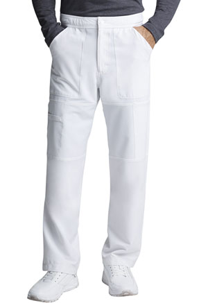 Dickies Dynamix Men's Zip Fly Cargo Pant in
White (DK110-WHT)