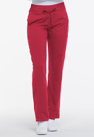 Dickies Dynamix Mid Rise Straight Leg Drawstring Pant in
Red (DK130-RED)