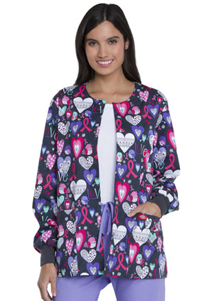 Dickies Prints Snap Front Warm-Up Jacket in
Tweeting About Love (DK301-TEAO)