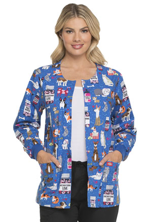 Dickies Prints Snap Front Warm-Up Jacket in
Unconditional Love (DK301-UNLV)
