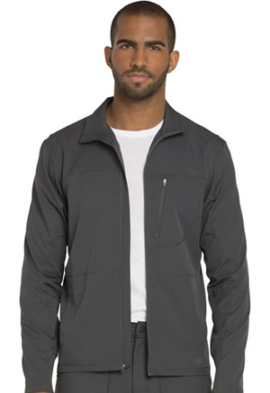 Dickies Dynamix Men's Zip Front Warm-up Jacket in
Pewter (DK310-PWT)