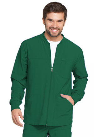 Dickies EDS Essentials Men's Zip Front Warm-Up Jacket in
Hunter Green (DK320-HNPS)
