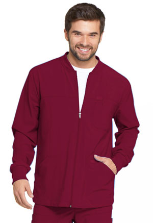 Dickies EDS Essentials Men's Zip Front Warm-Up Jacket in
Wine (DK320-WNPS)