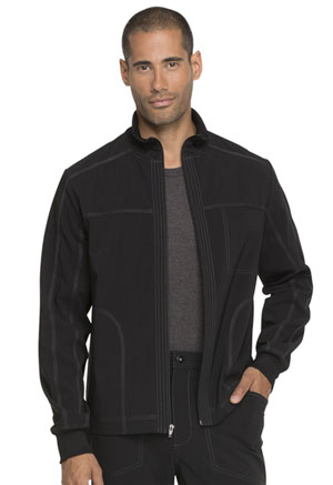 Dickies Advance Solid Tonal Twist Men's Zip Front Jacket in
Black (DK335-BLK)