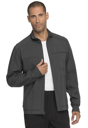 Dickies Advance Solid Tonal Twist Men's Zip Front Jacket in
Pewter (DK335-PWT)