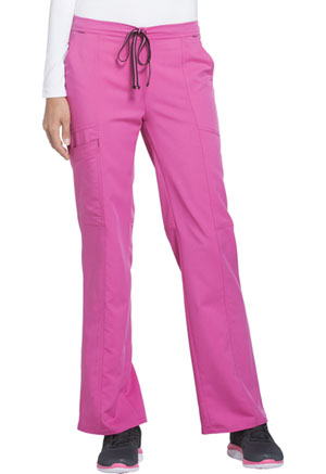 ScrubStar Women's Premium Rayon Drawstring Pant Shocking Pink (WD002-SHP)