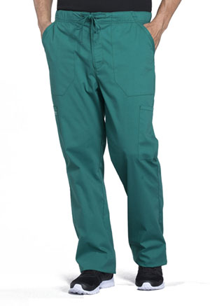 Cherokee Workwear Men's Tapered Leg Fly Front Cargo Pant Hunter Green (WW190-HUN)