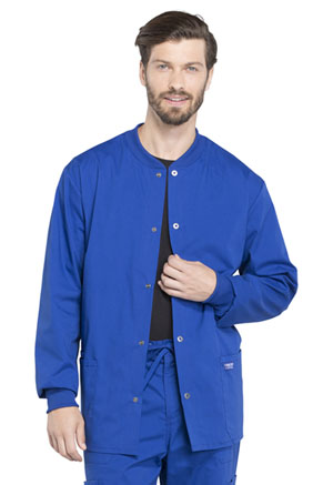 Workwear WW Professionals Men's Snap Front Jacket (WW360-GAB) (WW360-GAB)