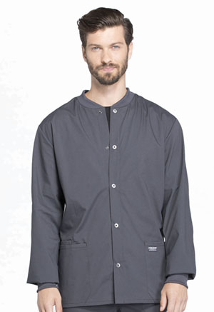 Workwear WW Professionals Men's Snap Front Jacket (WW360-PWT) (WW360-PWT)