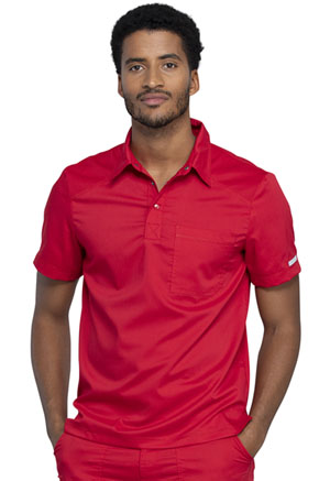 Cherokee Workwear Men's Polo Shirt Red (WW615-RED)
