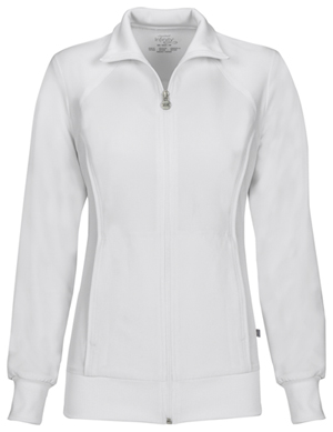 Cherokee Zip Front Jacket White (2391A-WTPS)