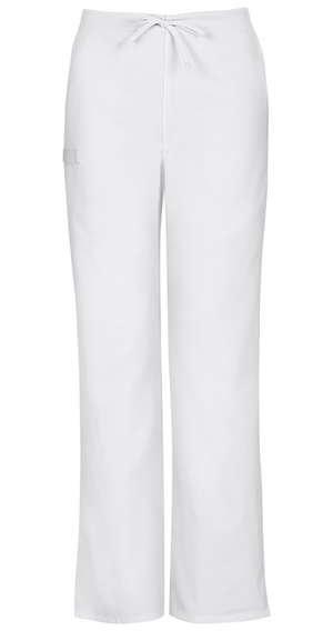 Cherokee Workwear Unisex Natural Rise Drawstring Pant White (34100A-WHTW)