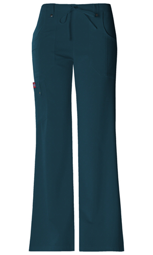 Dickies Xtreme Stretch Mid Rise Drawstring Cargo Pant in
Caribbean Blue (82011-CRBZ)